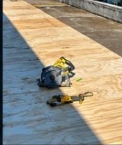 Deck Preparation — Roof Refurbishment — Step by Step, food production company, Harlow